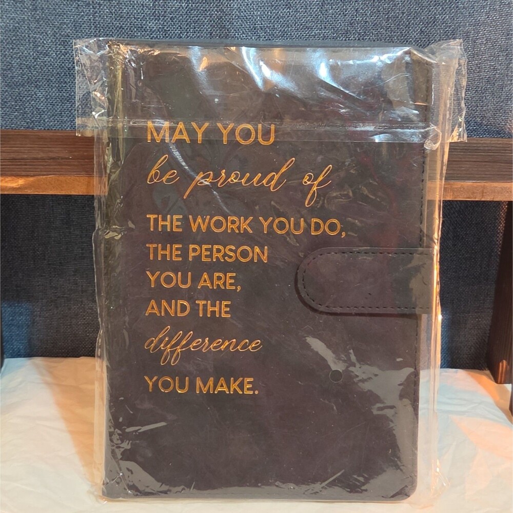 Inspirational Journal Black Gold Quote Hardcover Notebook - Picture 6 of 16